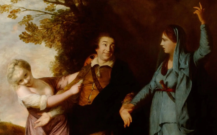 David Garrick tra tragedia e commedia - Joshua Reynolds
