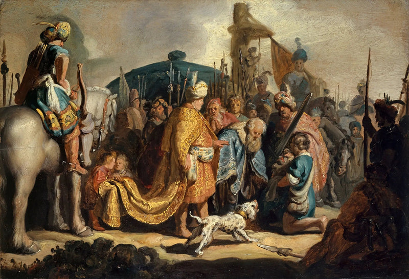 Davide che presenta la testa di Golia al re Saul - Rembrandt