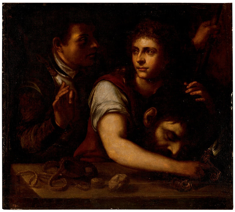 David vainqueur de Goliath - Artiste inconnu