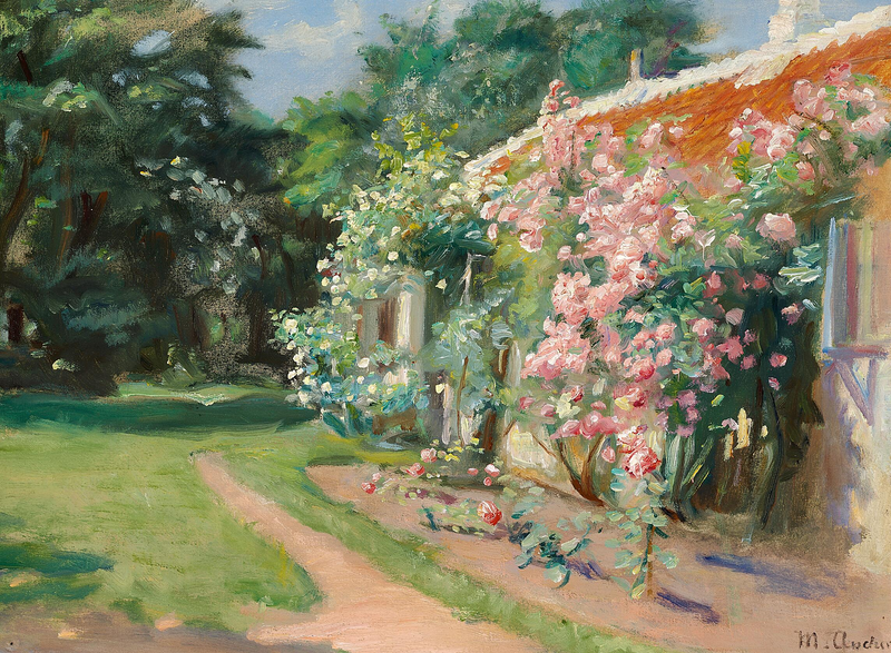 Dal nostro vecchio giardino a Skagen. -Michael Peter Ancher