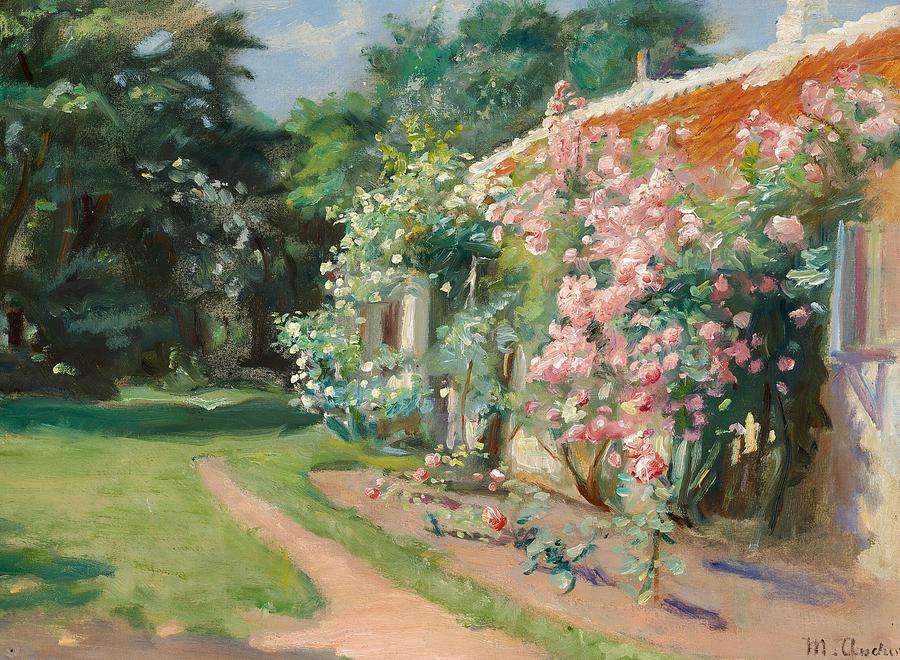 Dal nostro vecchio giardino a Skagen. -Michael Peter Ancher