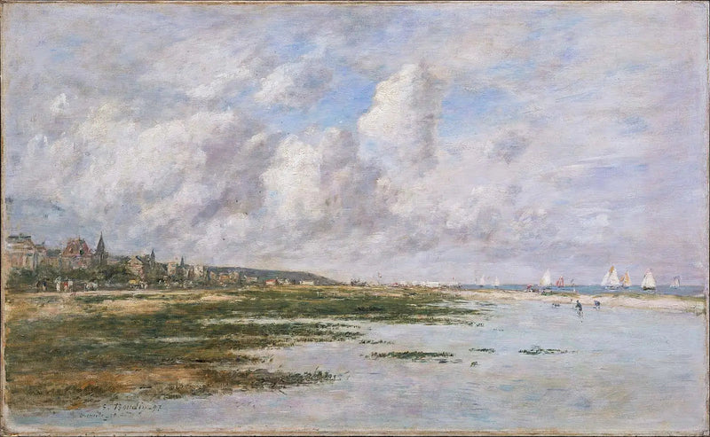 Deauville a bassa marea - Eugène Boudin