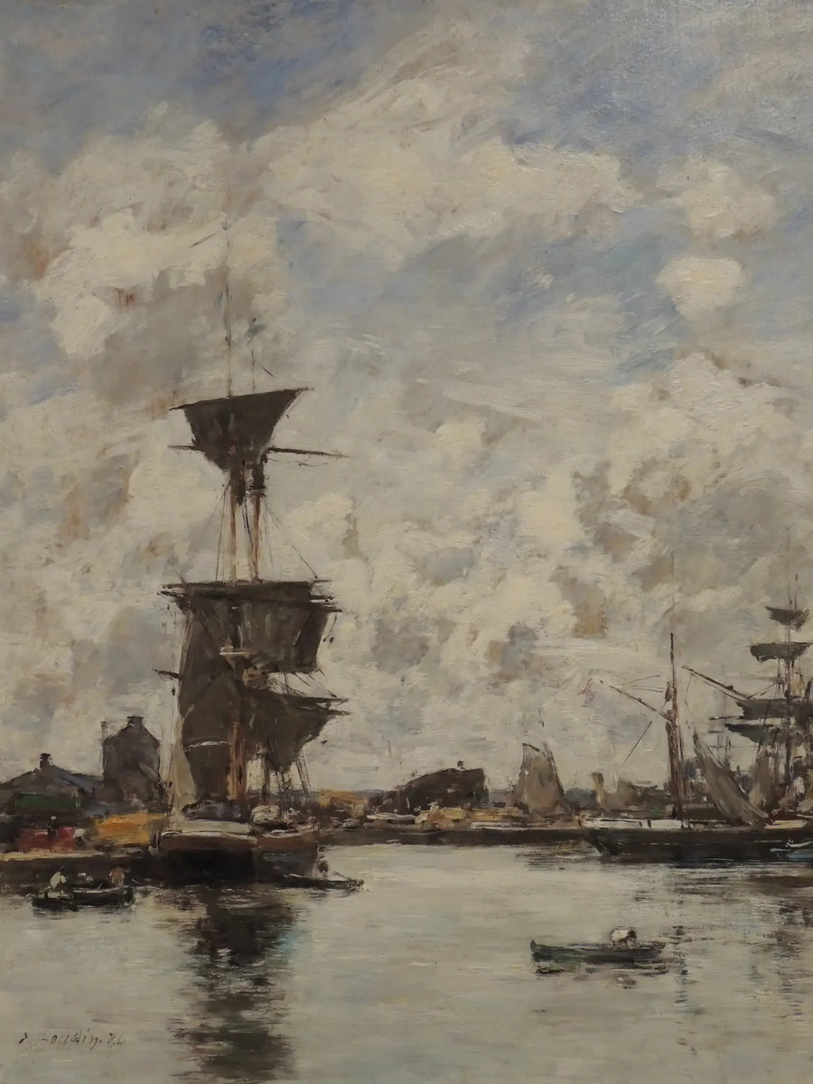 Deauville, il bacino - Eugène Boudin