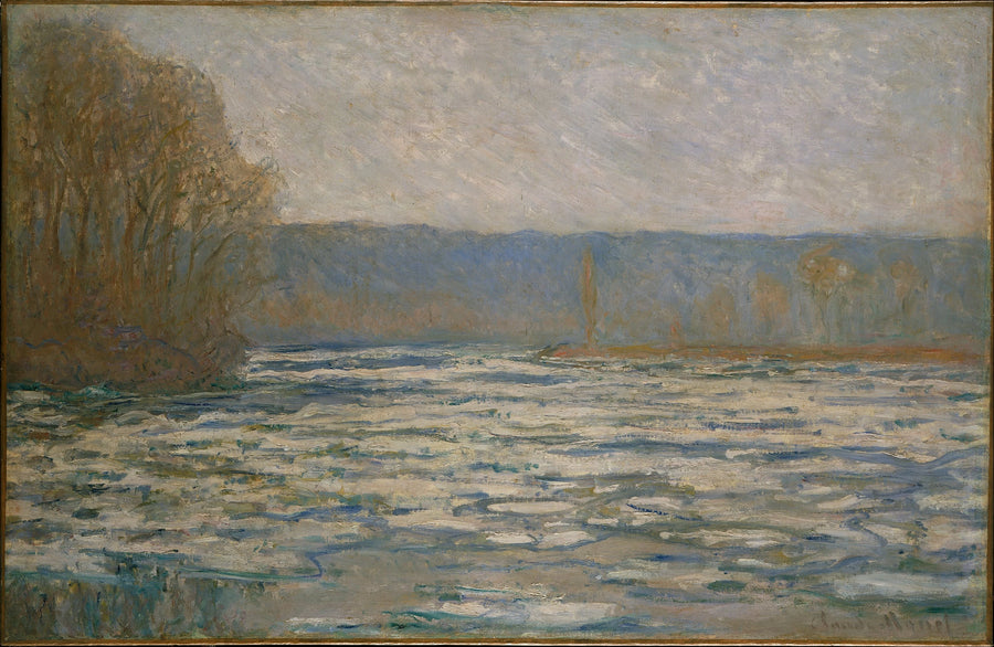 Debacle della Senna vicino a Bennecourt W1340 - Claude Monet