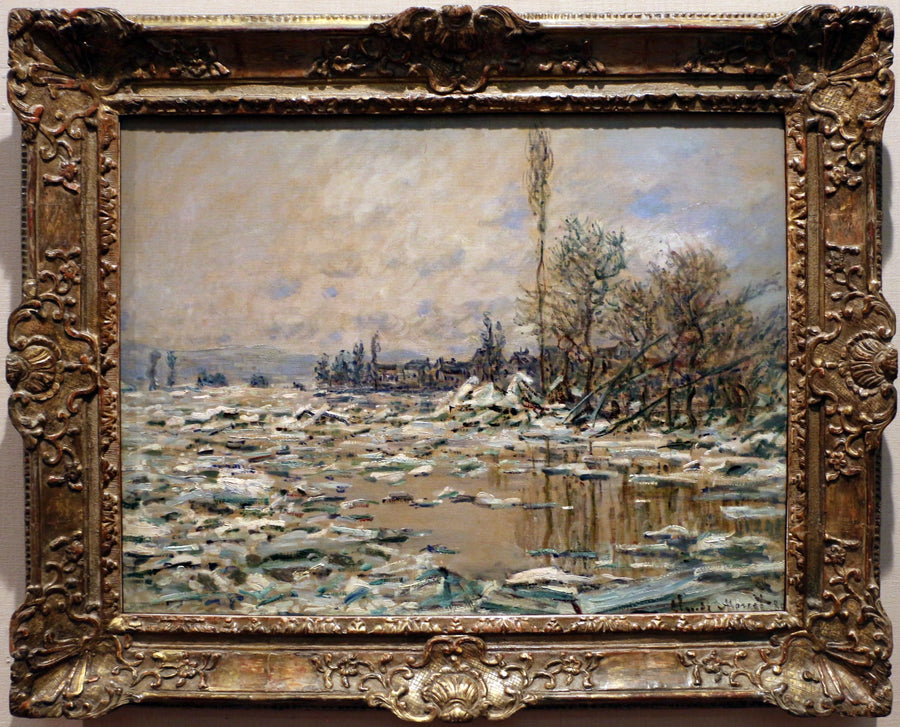 La Debacle, tempo grigio W560 - Claude Monet