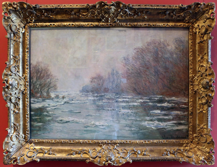 La Debacle vicino a Vétheuil W572 - Claude Monet