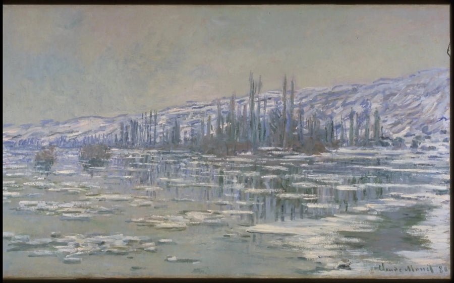 La Debacle o I Cubi di Ghiaccio W565 - Claude Monet