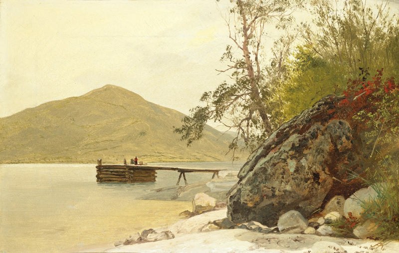 Sbarco a Sabbath Day Point - John Frederick Kensett
