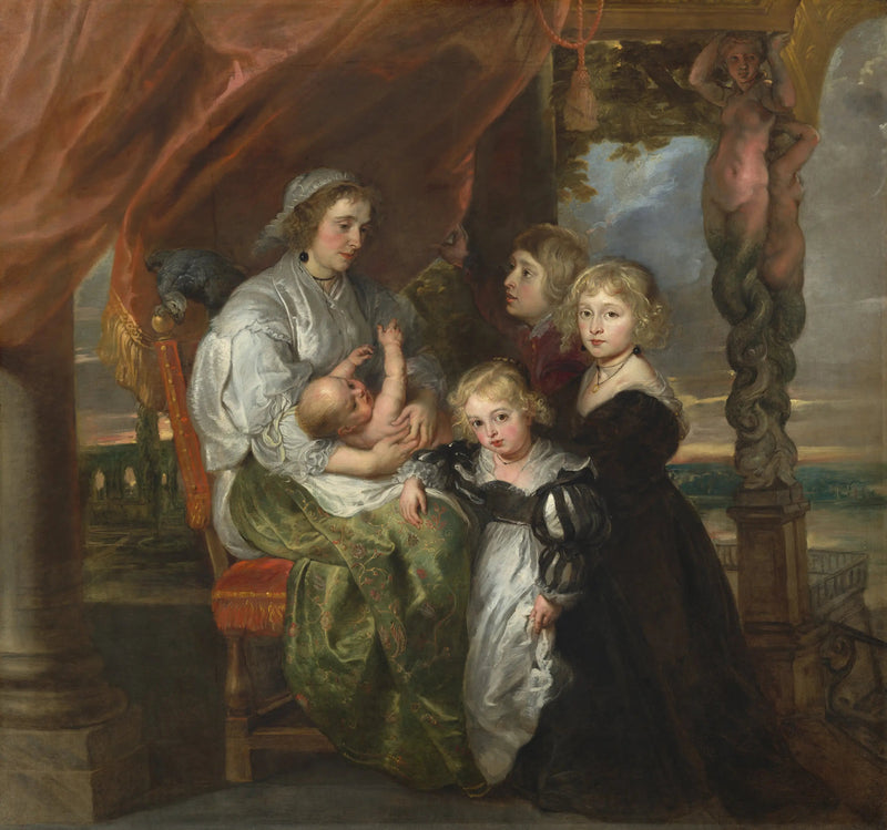 Deborah Kip, moglie di Sir Balthasar Gerbier, e i suoi figli - Peter Paul Rubens