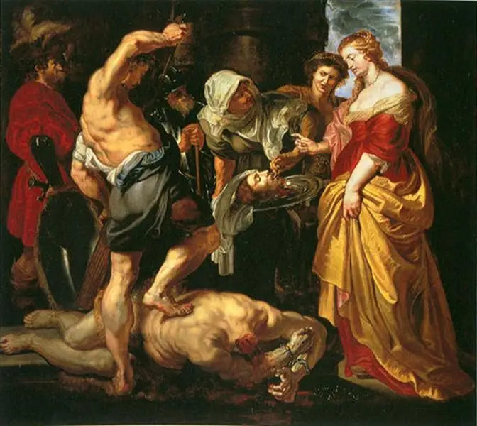 Decapitazione di Giovanni Battista sotto lo sguardo di Salomé - Peter Paul Rubens