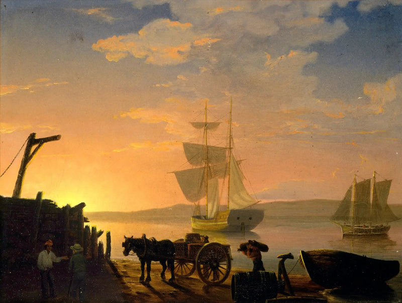 Scarico di una nave - Fitz Henry Lane