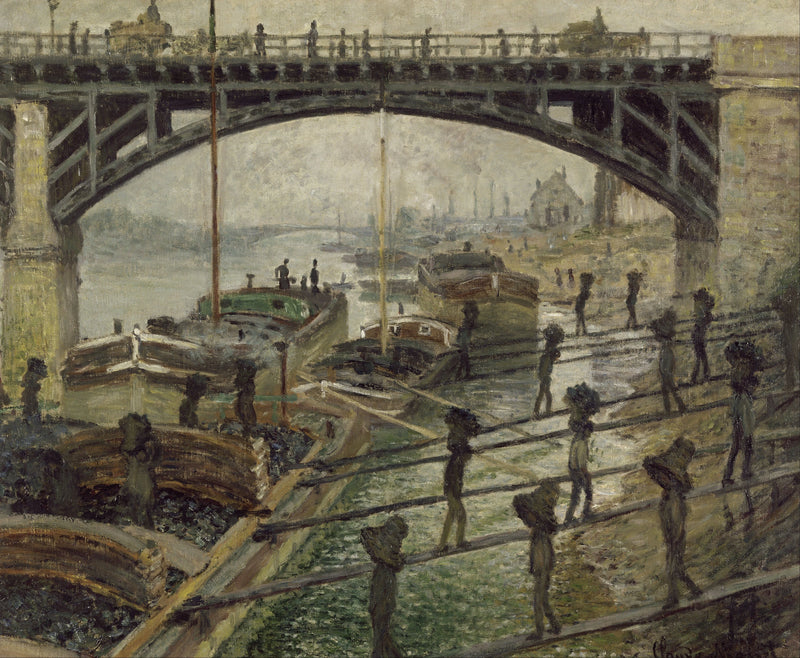Scaricatori di carbone W364 - Claude Monet
