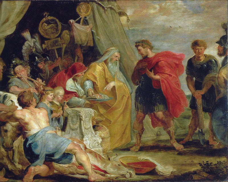Decius Mus consulente il divinatore (Tito Livio VIII, 6-9/10) - Peter Paul Rubens