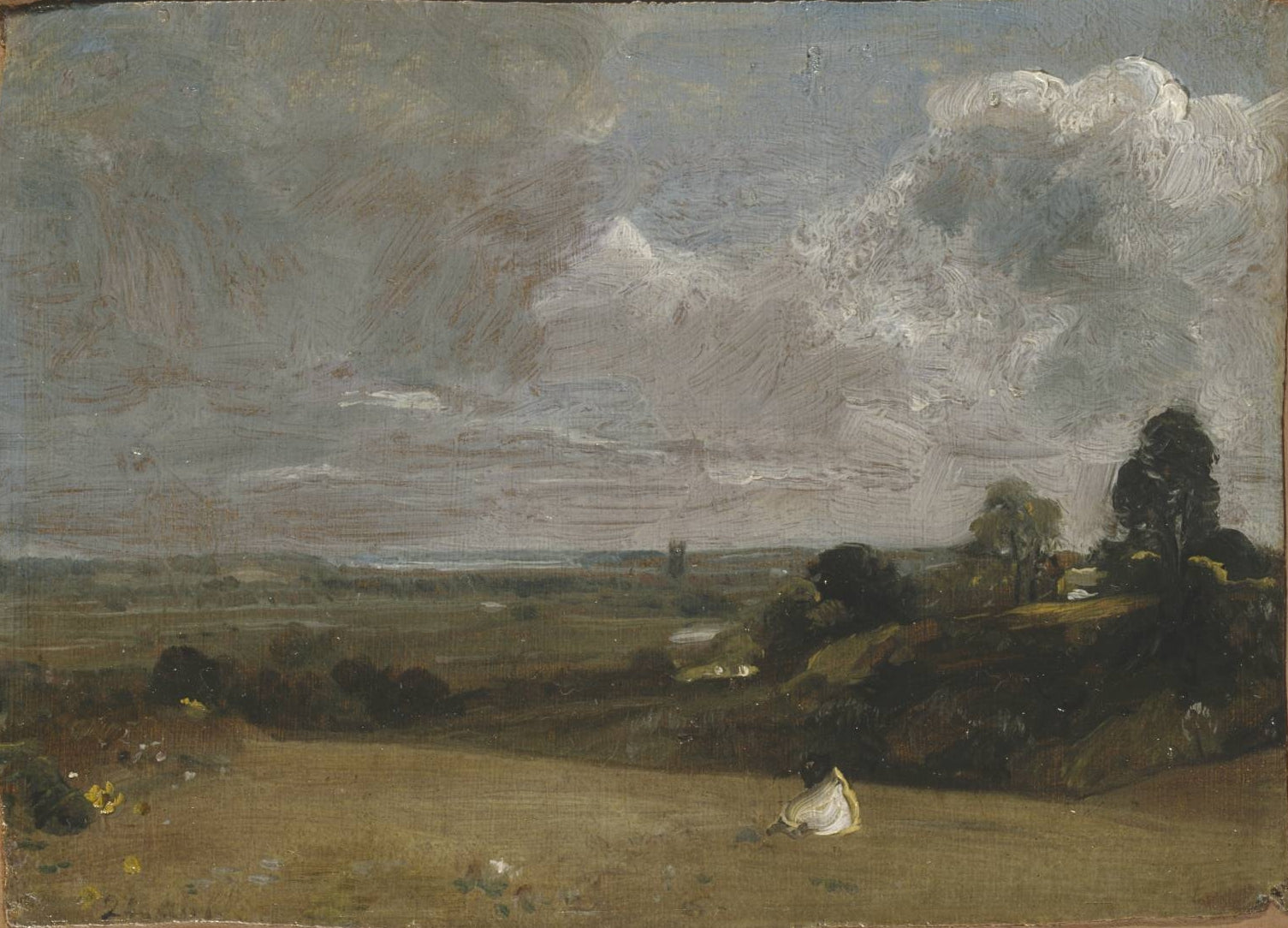 Dedham de Langham - John Constable - Alpha Reproduction