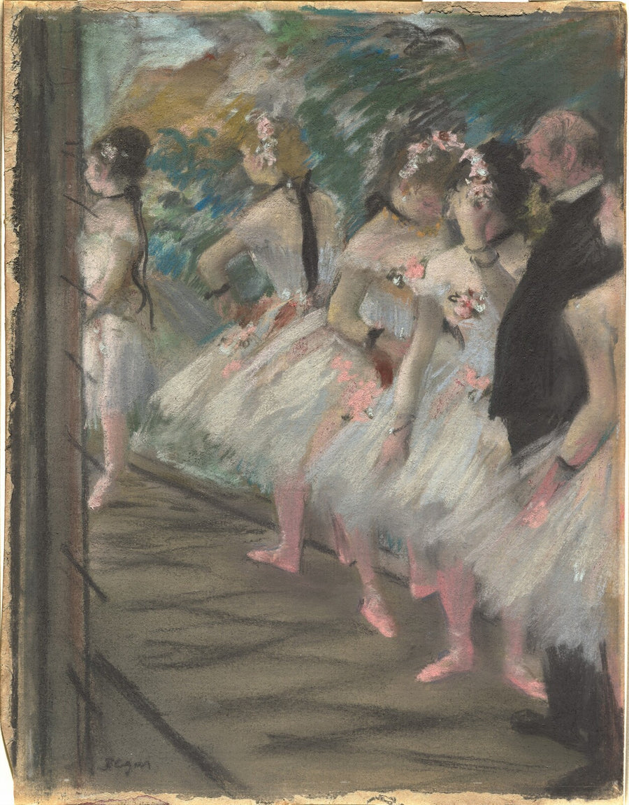 The Ballet, Edgar Degas, c. 1880 — pastel, National Gallery of Art