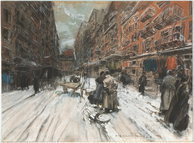 Cross Streets of New York - Everett Shinn