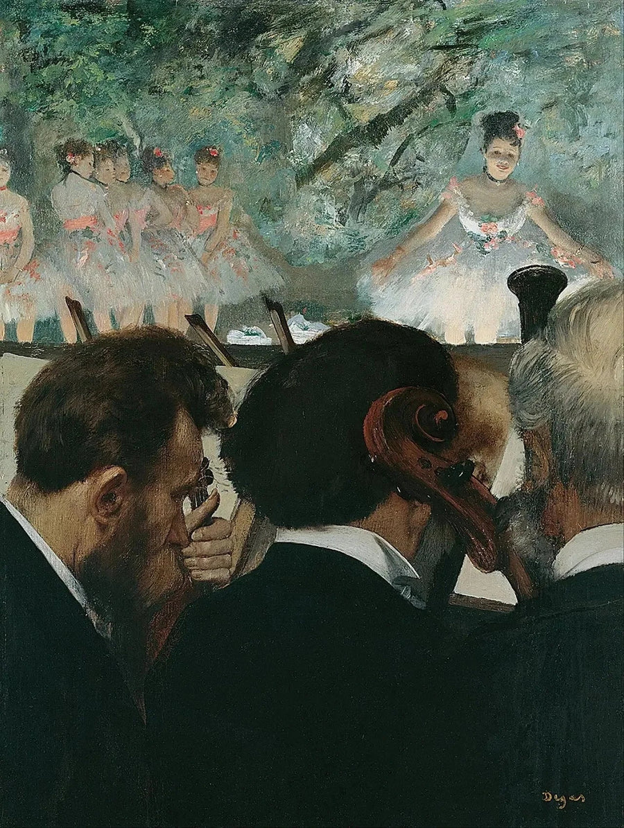 Musicisti nell'orchestra - Edgar Degas