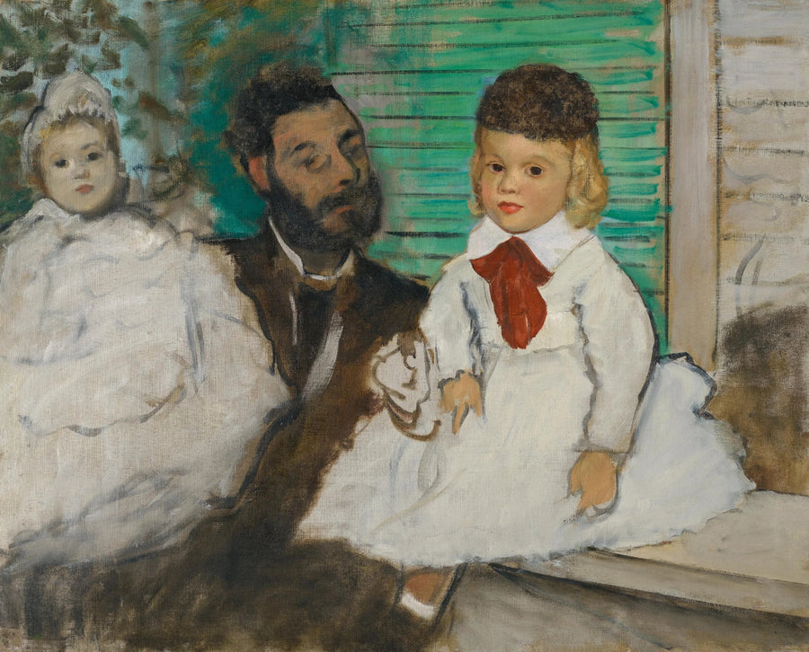Ludovic Lepic e le sue figlie - Edgar Degas