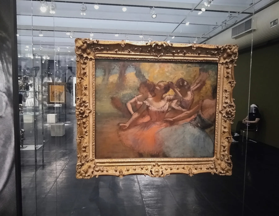 Quattro ballerine sul palco - Edgar Degas