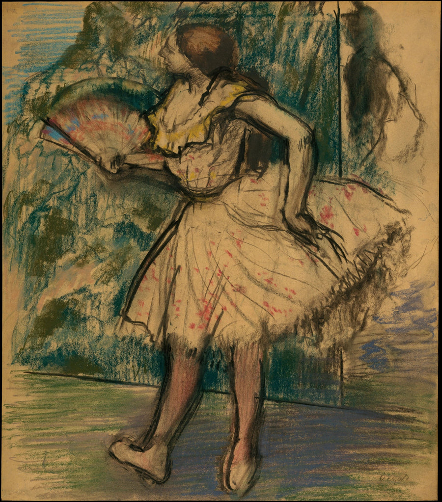 Danzatrice con un ventaglio - Edgar Degas