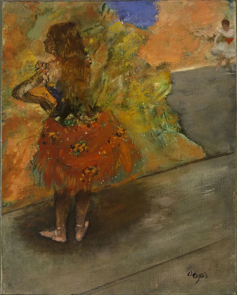 Danzatrice: gonna rossa - Edgar Degas