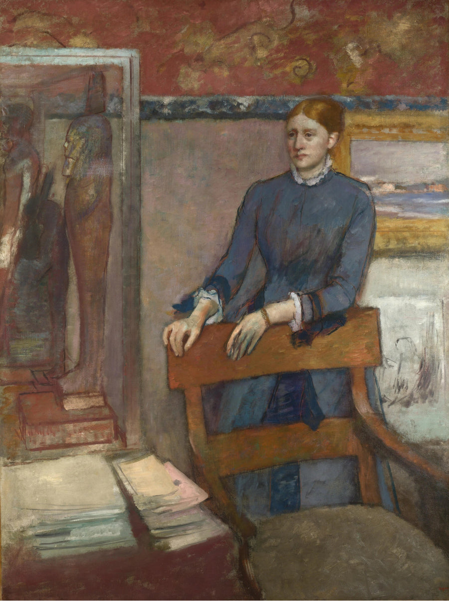 Hélène Rouart nell'ufficio di suo padre - Edgar Degas