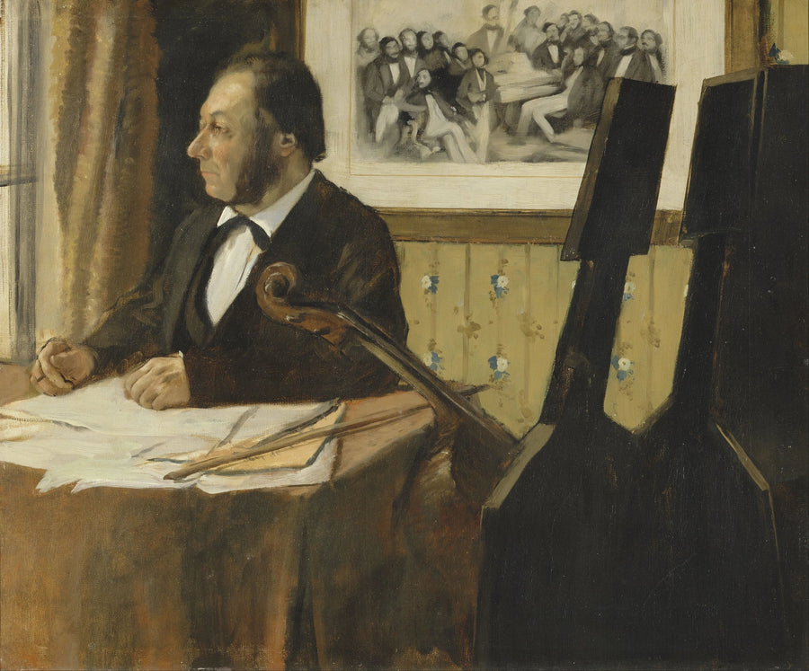 Il Violoncellista Pilet - Edgar Degas