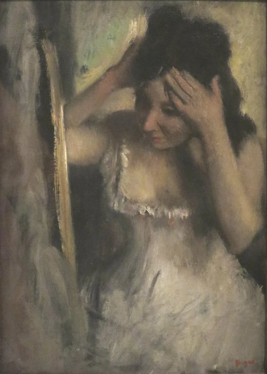 Donna che si pettina - Edgar Degas