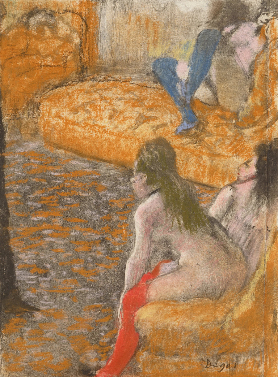 Attente d’un client, vers 1879 – Edgar Degas
