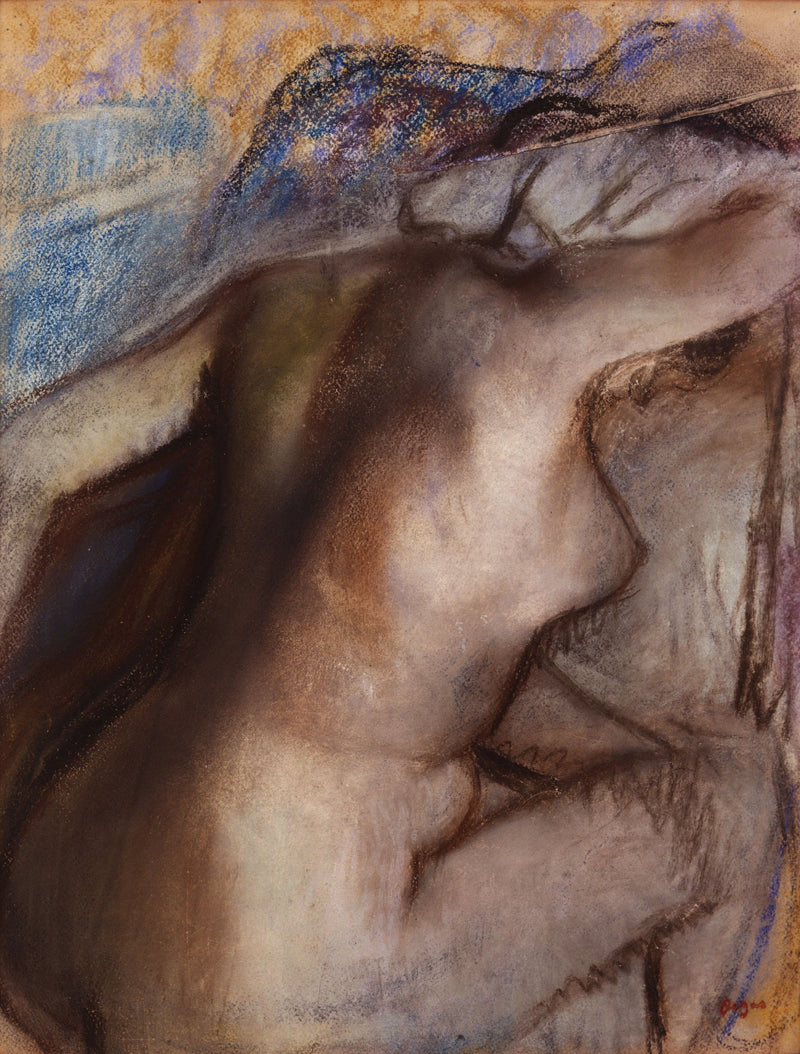 Donna che si asciuga dopo il bagno - Edgar Degas