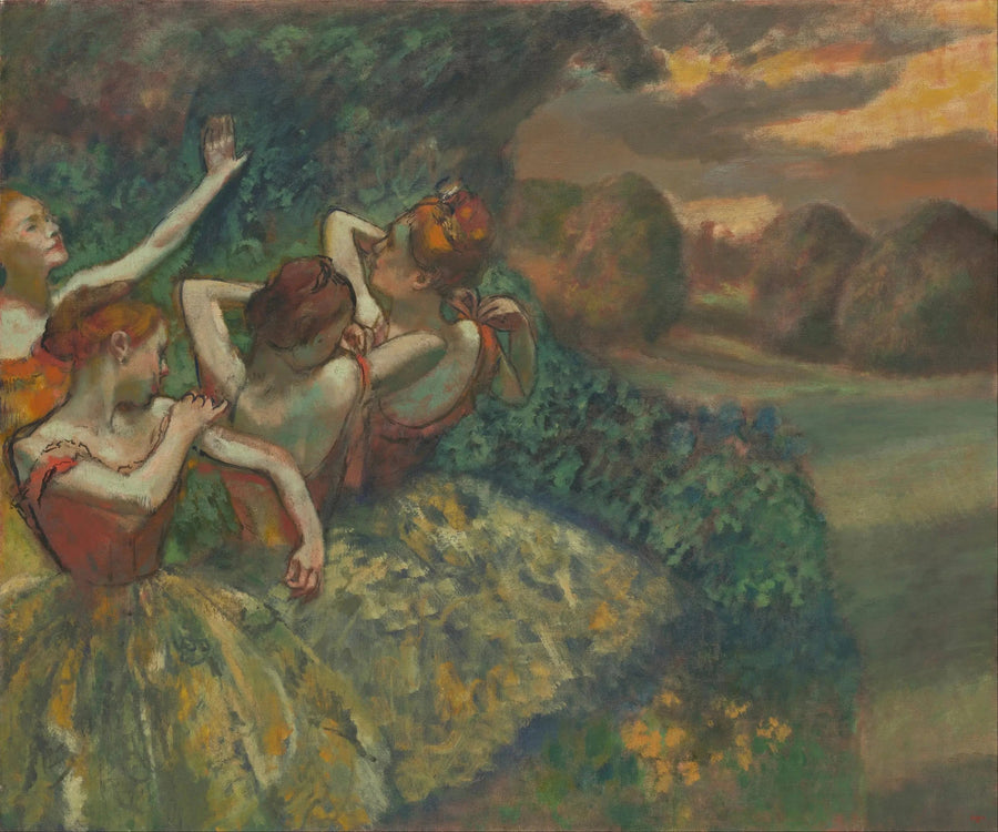 Quattro ballerini - Edgar Degas