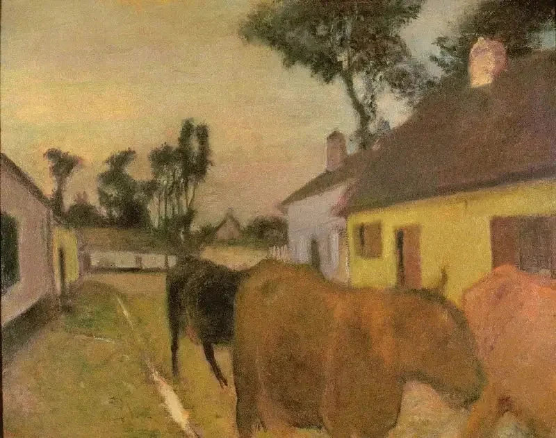 Il rientro del gregge - Edgar Degas
