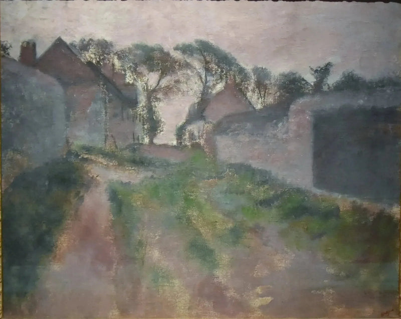 Via del villaggio. Saint-Valéry-sur-Somme - Edgar Degas