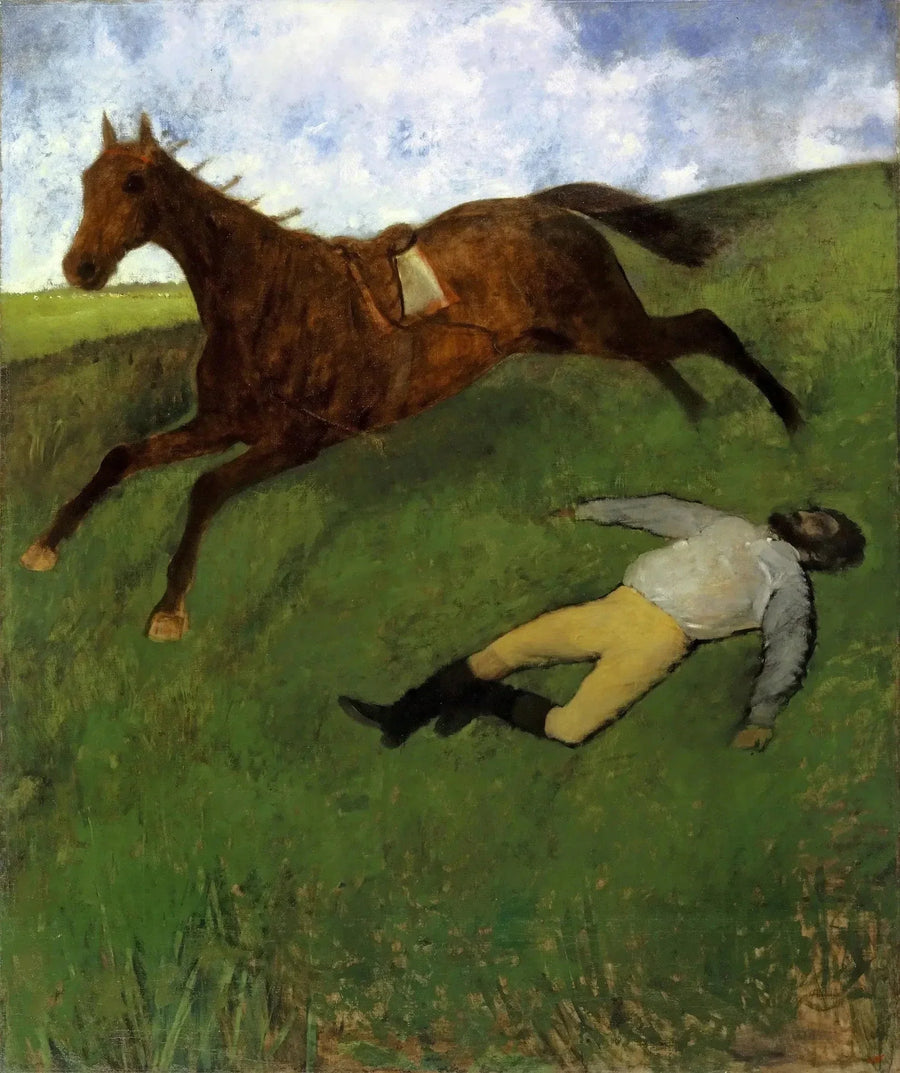 Jockey ferito - Edgar Degas