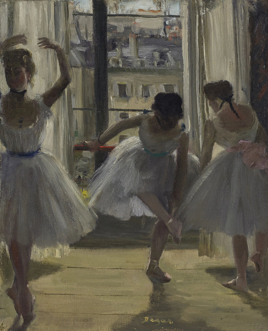 Ballerine in una sala di esercizio (Tre Ballerine) - Edgar Degas