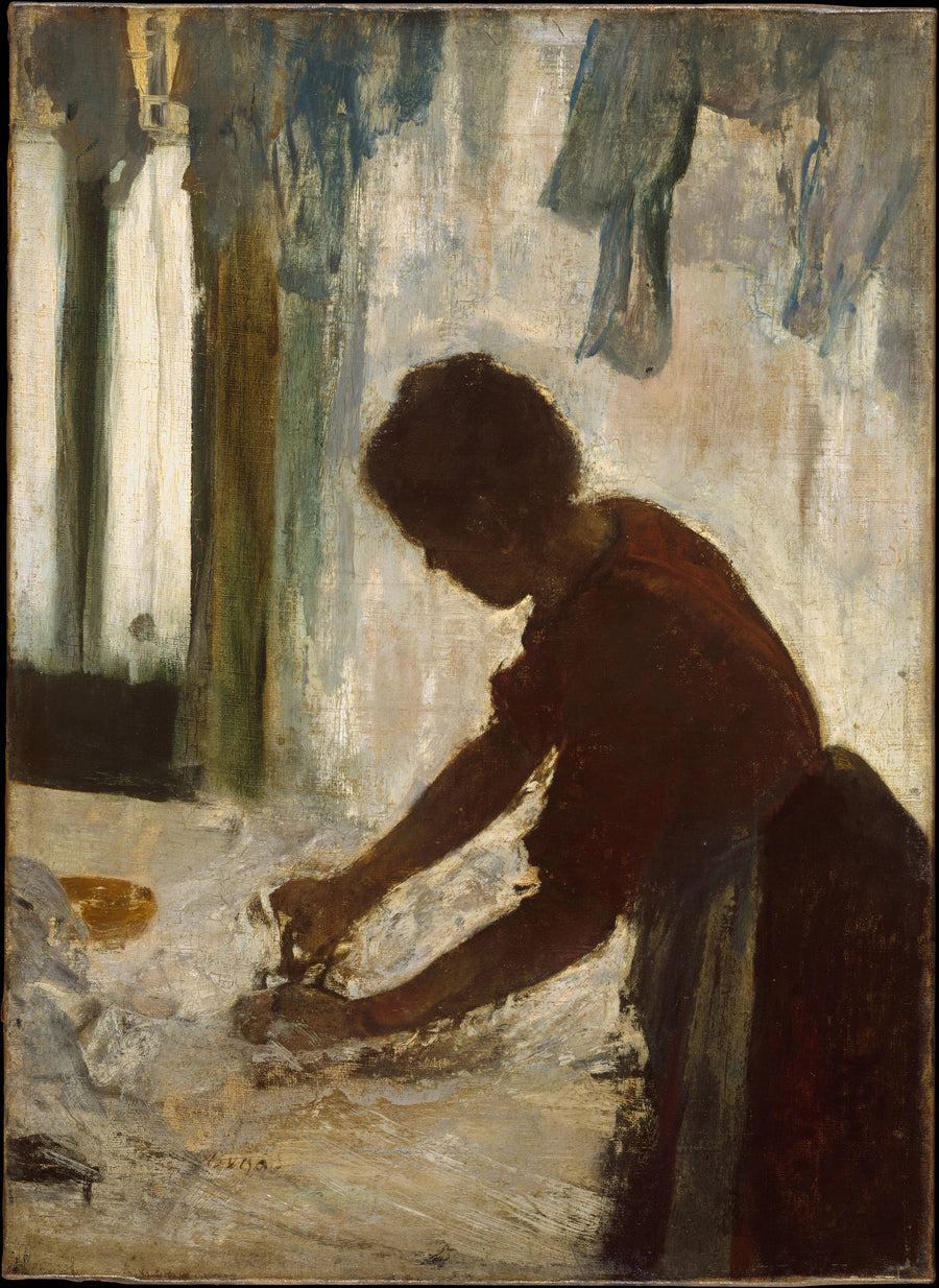Una donna che stira - Edgar Degas
