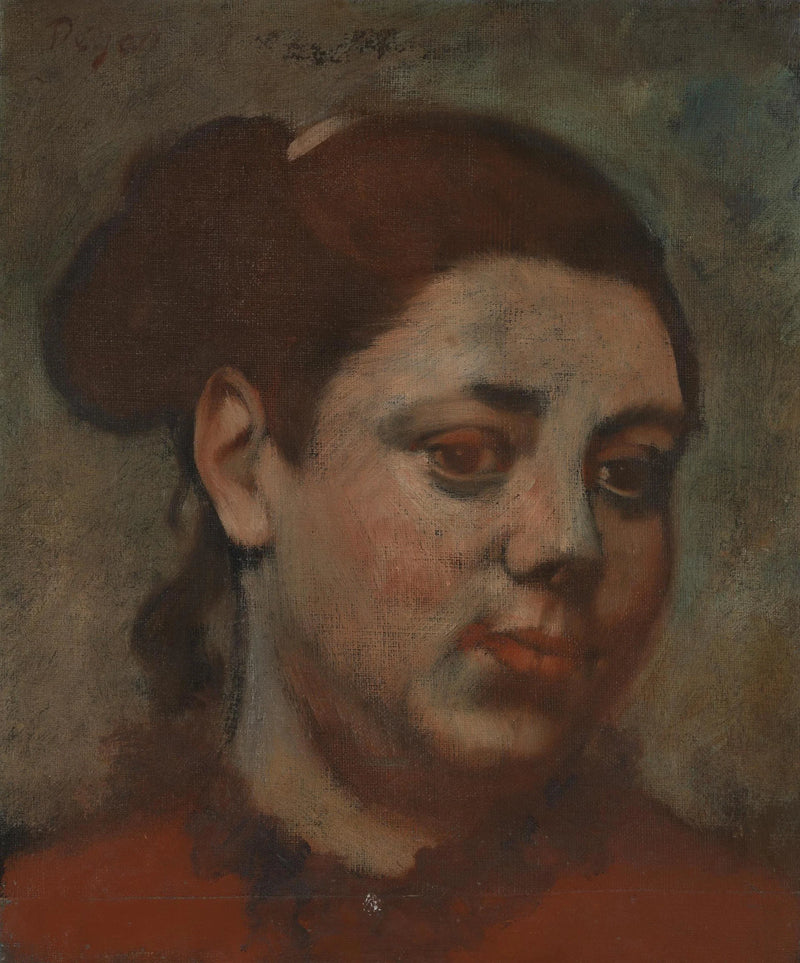 Testa di donna - Edgar Degas