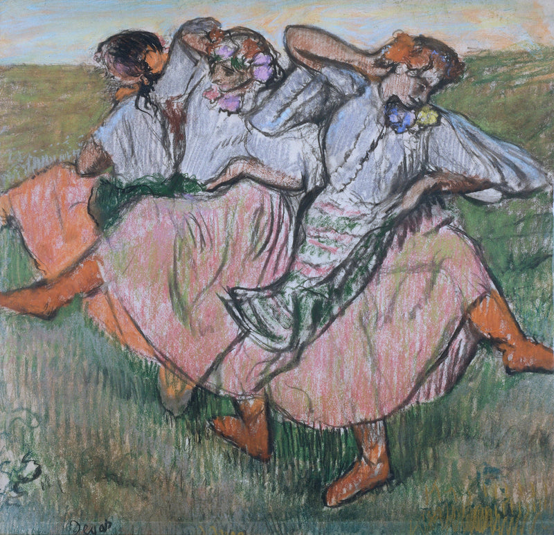 Tre ballerini russi - Edgar Degas