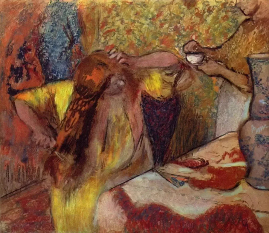 Donna alla toeletta - Edgar Degas