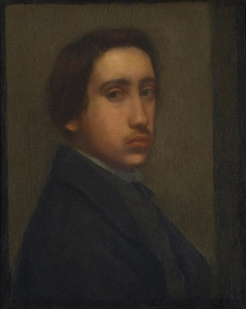 Degas con il cappotto nero (Autoritratto) - Edgar Degas