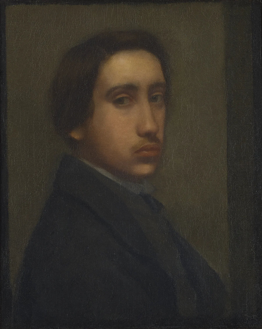 Degas con il cappotto nero (Autoritratto) - Edgar Degas
