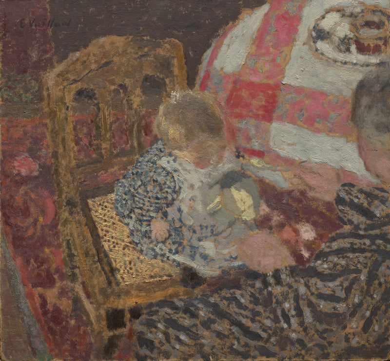 Pranzo (Annette e sua nonna) - Édouard Vuillard