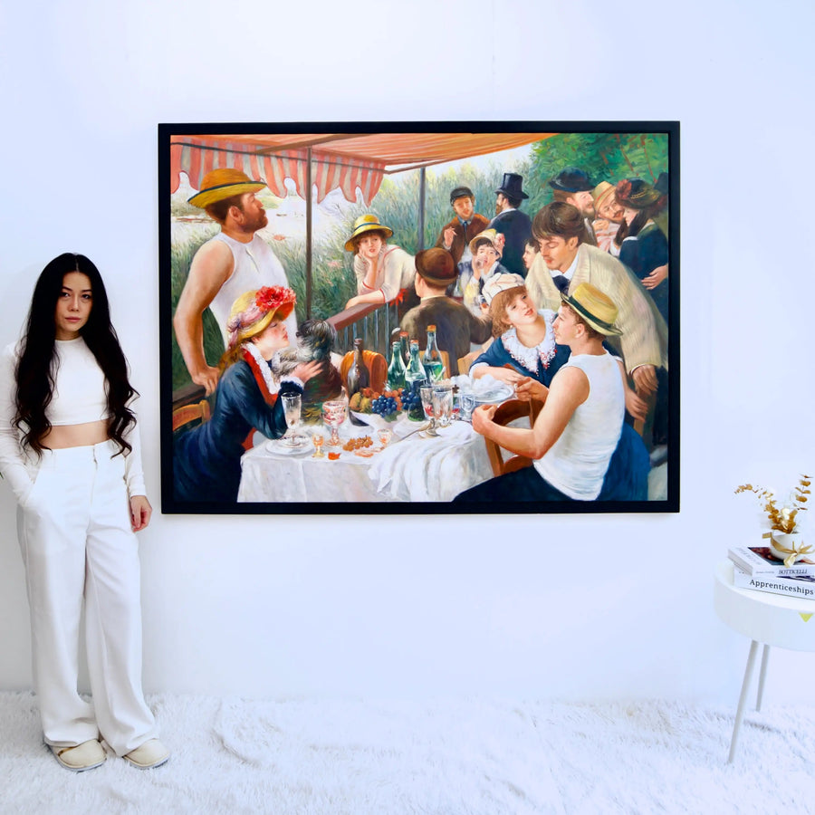 "Pranzo dei Canottieri (Renoir) - Riproduzione Alpha"  | Dimensioni: 160x120 cm