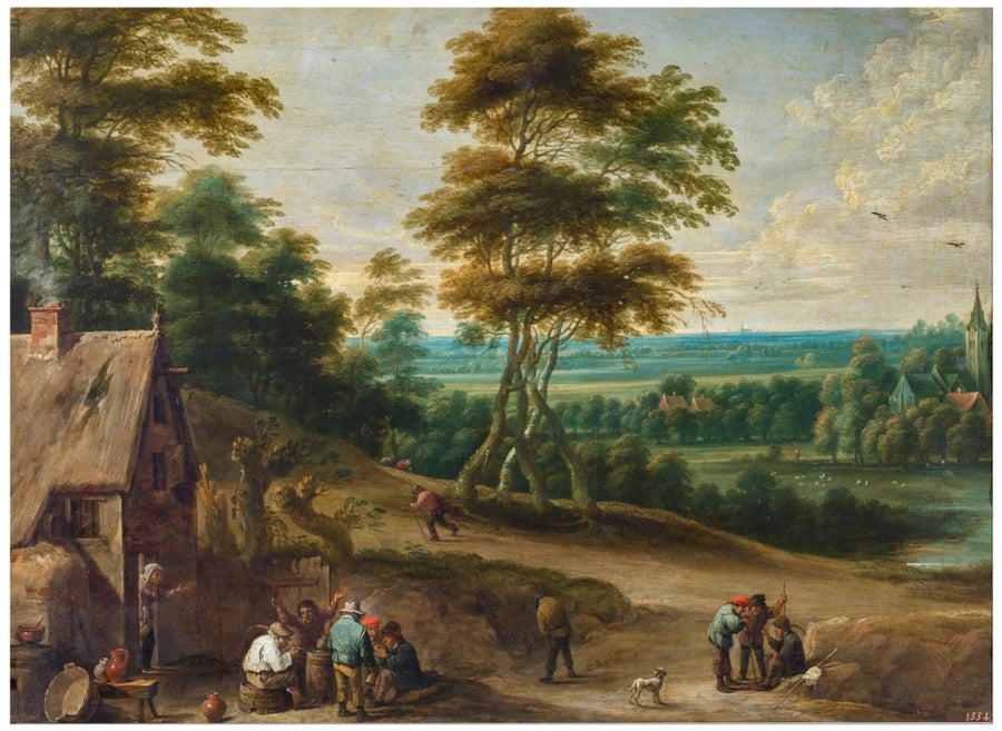 Pranzo dei villaggioli - David Teniers il Giovane