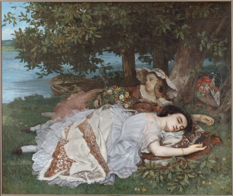 Ragazze delle rive della Senna - Gustave Courbet