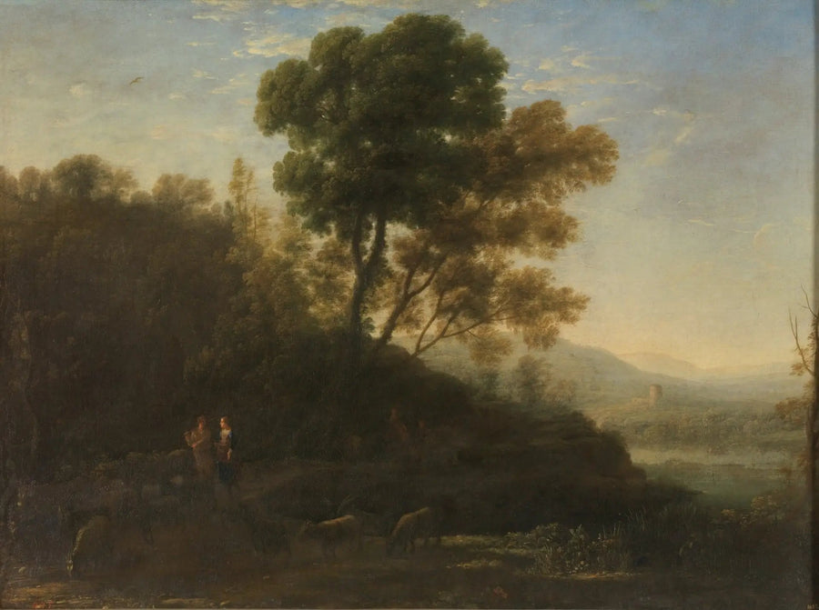 Partenza con il gregge - Claude Lorrain