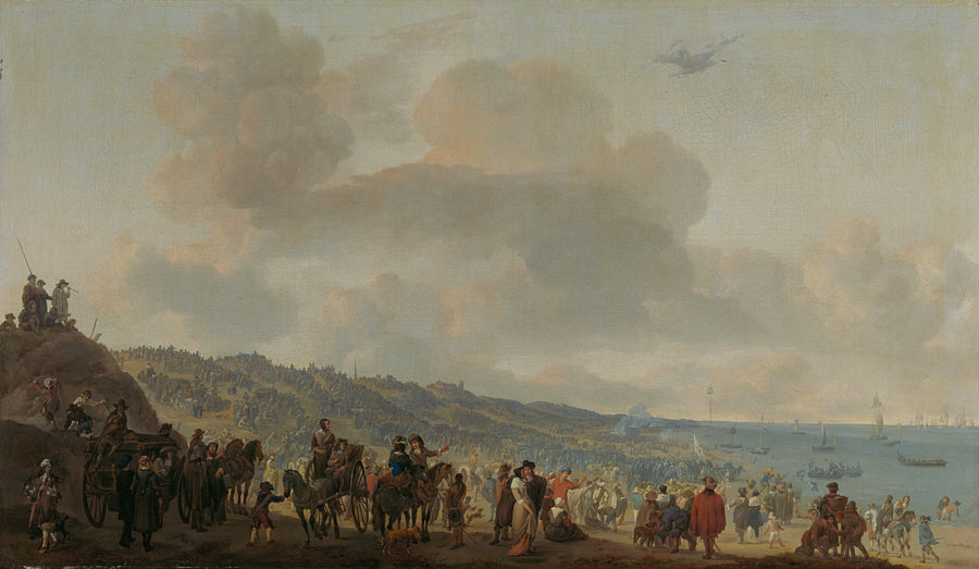 Le départ de Charles II, roi d'Angleterre, de Scheveningen le 2 juin 1660 - Johannes Lingelbach