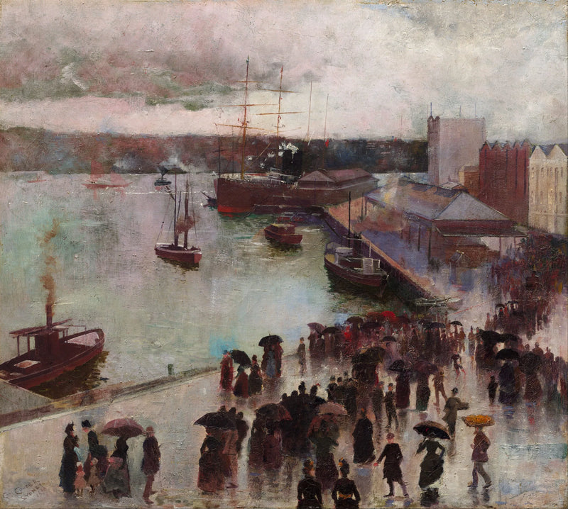 Partenza dall'Oriente - Circular Quay - Charles Conder