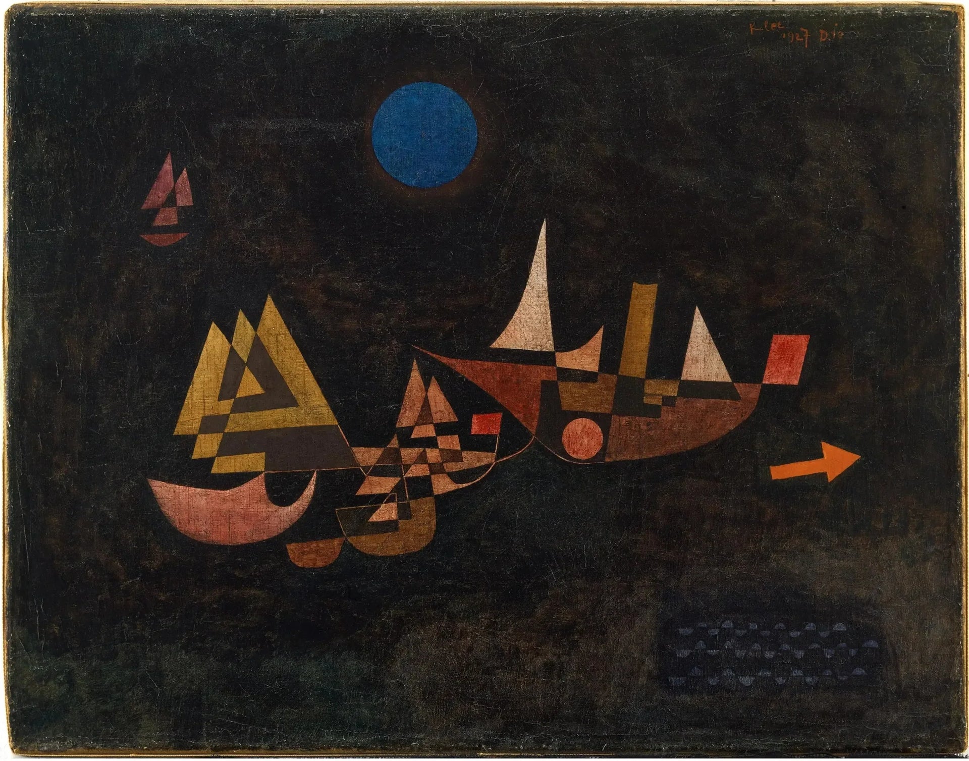 Départ des bateaux - Paul Klee image 1 tableau peint à l’huile sur toile