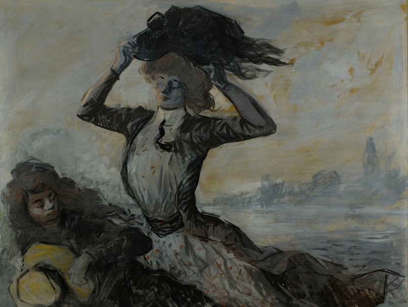 Partenza, la raffica di vento - Jean-Louis Forain